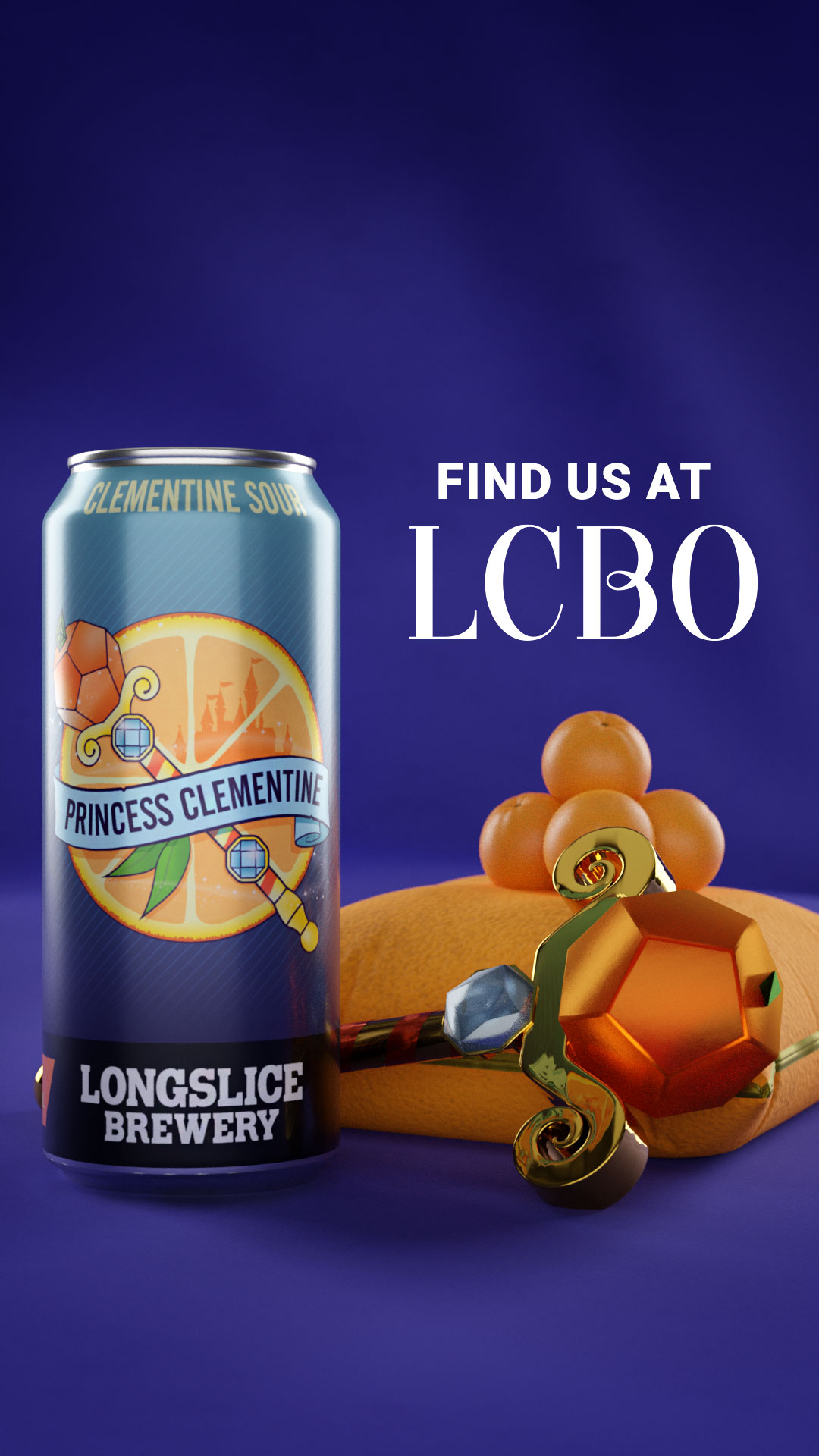 Longslice Brewery Princess Clementine sour available at LCBO