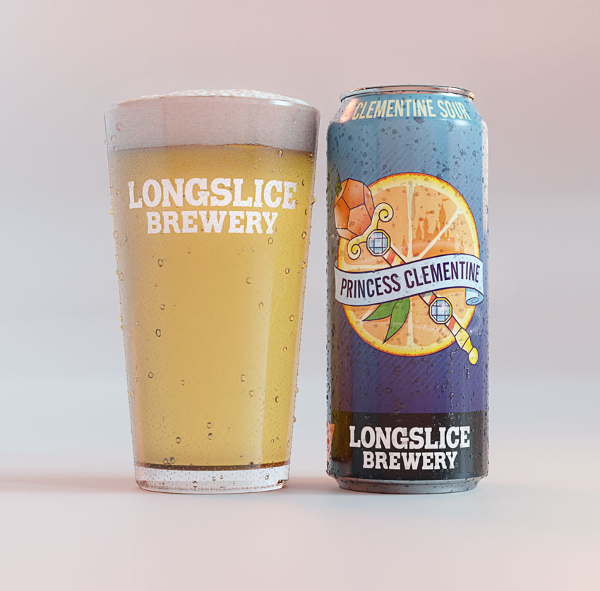 Princess Clementine sour beer - Longslice Brewery