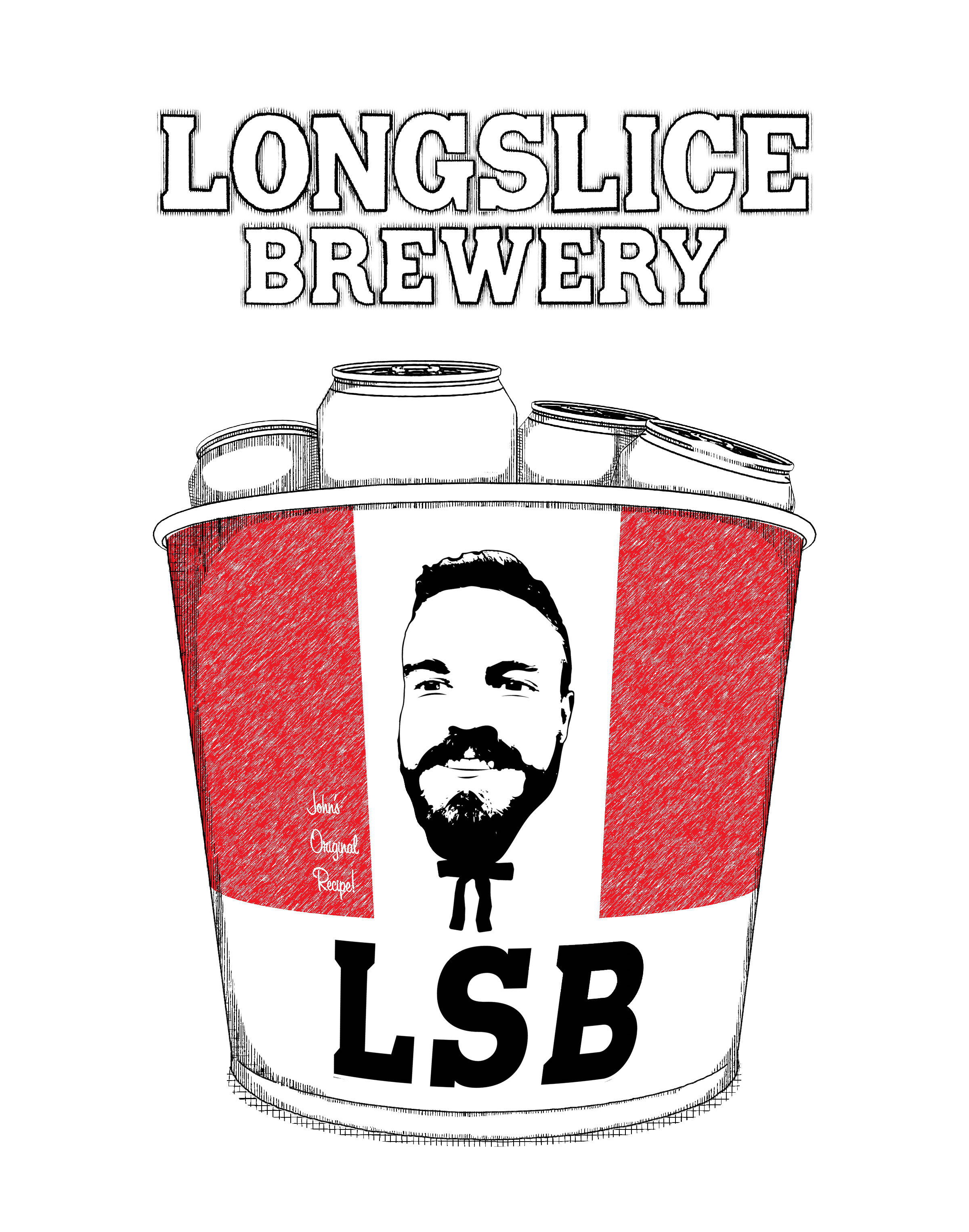 John's Original Recipe KFC bucket with beers