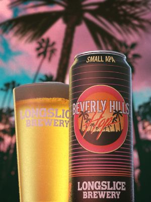 Beverly Hills Hop light craft beer
