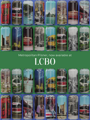 Metropolitan Pilsner is now available at LCBO