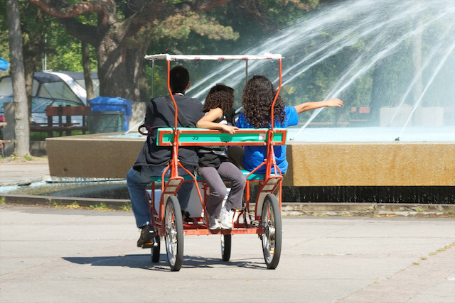 Cycling Toronto Island